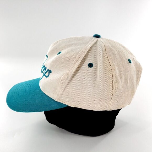 Vintage The Beach Boys Band Music Snapback Hat Cap Teal/Off White KC Tag - Picture 4 of 16